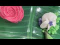 3 Simple Whipped Cream Flowers - Tutorial