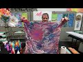 Water marbling on silk: a demonstration by Star McCain