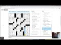 Thursday, May 30th - New York Times crossword puzzle live solve