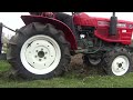 Yanmar 1510D - Vorbereitung Pflügen / Preparation to plow (HD)