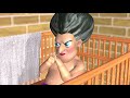 Scary Teacher 3D Miss T High Jump with Ice Scream 4 - Siren Head and Granny Coffin Dance Compilation