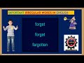 Irregular words in English | IRREGULAR WORDS | English Grammar | Effective Communication
