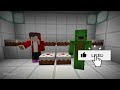 JJ Saves Mikey using PORTAL GUNS CHALLENGE in Minecraft / Maizen animation