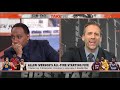 Stephen A. chooses Steph Curry over Magic Johnson & sparks a heated debate | First Take