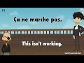 Learn French A2 - Basic Phrases you should know or Learn in French & English