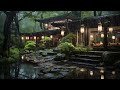 Enjoy A Restful Night With Relaxing Sounds Of Rain On Your House | Rain On Garden To Sleep Better