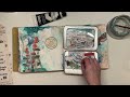 Mindfulness Art Journaling with gel printed papers - process video