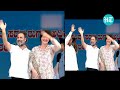 Priyanka Gandhi refuses to hold hand of brother Rahul Gandhi | Watch what happened