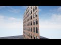Unreal Engine 4 Building Façade With Interior Mapping