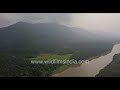 Tranquil aerial views of rivers in Thattekad National Park