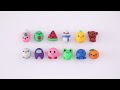 12 DIY Mini Clay Erasers *cutest miniature creations at another level*