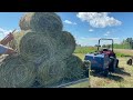 Range Road RRF900 mini round baler. Making our first bale!