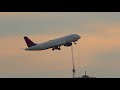 1 HR SUNSET Watching Airplanes, Aircraft Identification | Plane Spotting Boston Airport [BOS/KBOS]