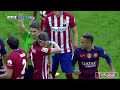 Barcelona vs. Atletico Madrid (Fights, Fouls, Red Cards)