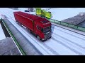 IDIOTS on the road #96 - Real Hands WINTER Edition | Funny moments - ETS2 Multiplayer