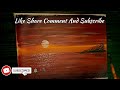 How To Paint Sunset Easy/ Acrylic Painting For Beginners