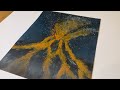 Painting Volcano-Spray Paint Art