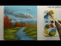 Nature Painting | Nature Painting Tutorial For Beginner ||Step By Step Beautiful Nature #36