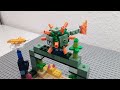 Lego Minecraft 21180 The Guardian Battle. Speed Build Stop Motion Animations