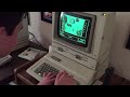Apple IIe game playing