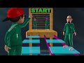 Scary Teacher 3D vs Squid Game Wooden Cart Carry Honeycomb Candy Saw Level Max 5 Times Challenge