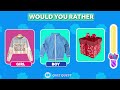 Would You Rather BOY vs GIRL...? Gift Edition (🎁 Mystery Gift)