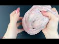 PINK vs BLUE 💗💙 Mixing Random into GLOSSY Slime ! Satisfying Mixing Slime Videos