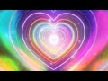 Love Tunnel Strobe Light | Vibrant Neon Glow Heart LED Screensaver Background | 1 Hour | No Sound