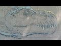 Trex made with chalk!(I went outside for once!)