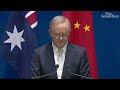 Australian PM points to 'constructive' talks and 'revitalised' engagement with China