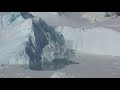 Incredible GLACIER CALVING & TSUNAMI WAVE Caught On Camera! | Glacier Wall Collapse (Greenland)