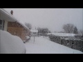 March 2017 Snow Storm Time Lapse