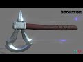 Modeling Connor's Tomahawk from Assassin's Creed III for PressTube