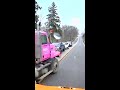 Truck Narrowly Misses School Bus After Brakes Fail