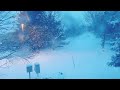 Time lapse snow storm | 7 hours snow storm in 45 seconds