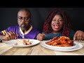 Prank on My Greedy Wife! Must Watch Mukbang Prank | Chicken Wings & Egg Sandwiches