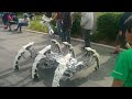 Maker Faire skating hexapod