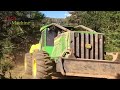Extreme Dangerous Tree Tractor Fails , Amazing Wood Skidder Transport Control Working
