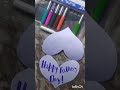 Father's Day Card 💗#diy #fathersday #music #trending #shorts #youtubeshorts #shortsviral #fyp