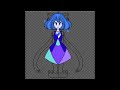 Blue Spinel OC | Pixelart Speedpaint