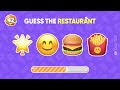 Guess the Fast Food Restaurant by Emoji? 🌮🍔 Daily Quiz