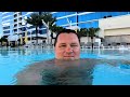 Enjoying the luxurious modern pool at Seminole Hard Rock Hotel & Casino | Jarek in Tampa Florida USA