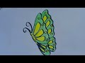 How to draw a beautiful butterfly in easy way step by step