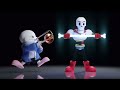 Down to the bone, but sans is so annoying that papyrus has gone insane (Undertale)