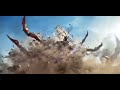 Godzilla hits the Electric Wind Godzilla Fist in Godzilla X Kong