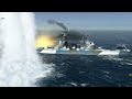 KMS Hutten Vs USS North Carolina | Warship Battle | Atlantic Fleet