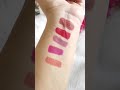 New MyGlamm Matte Rush Mini Lipsticks 🥰 || 5 Beautiful Shades #shorts