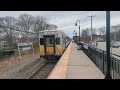 MTA LIRR Montauk Branch action at Mastic-Shirley (4/14/2024)