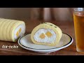 Mango Souffle Roll Cake, Melt in your mouth