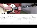 NARUTO OP - Silhouette (guitar cover with tabs & chords)